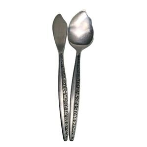 Vintage Coventry‎ Bouquet Stainless Steel Master Butter Knife & Serving JAPAN